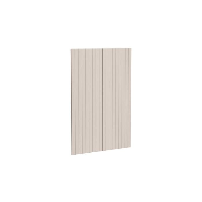 Kaboodle 900mm Cannellini V-Groove Medium Pantry Doors - 2 Pack