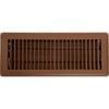 Accord 10 x 30cm Chocolate Metal Louvered Floor Vent
