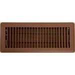 Accord 10 x 30cm Chocolate Metal Louvered Floor Vent