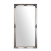 Elegant Collections Antique Silver French Provincial Mirror X-Large