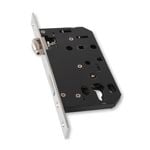 Lemaar 60mm Satin Stainless Steel Euro Mortice Lock Rollerbolt
