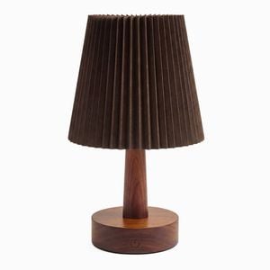 Desky Ripple Cordless Desk Lamp - Walnut
