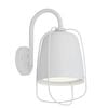 CLA Lighting Hink Exterior Cage Surface Mounted Wall Light IP44 Matt White