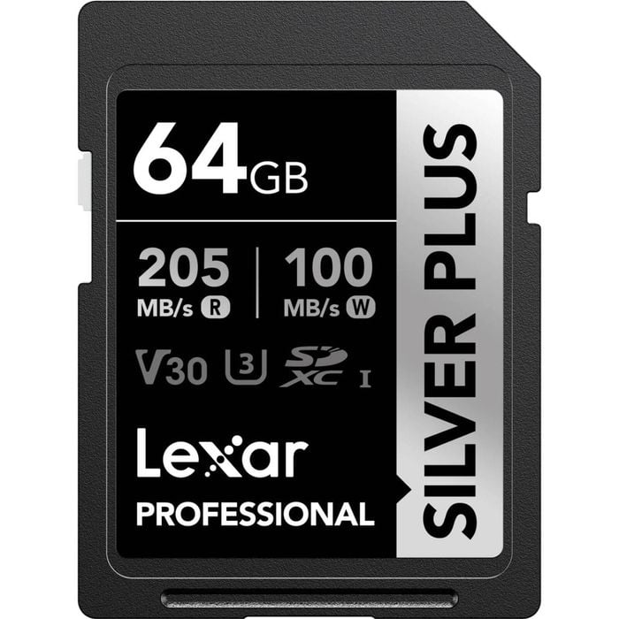 Lexar Professional Silver Plus Sdxc Card - 64gb