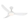 Windora Vanta 52" Modern DC Ceiling Fan with 3CCT LED Dimmable Light – White