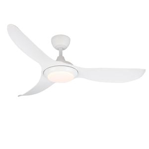 Windora Vanta 52" Modern DC Ceiling Fan with 3CCT LED Dimmable Light – White
