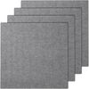 P&P Light Gray Carpet Tiles, 9 Pack 610 mm Peel and Stick Padded Squares for Floors