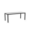 Olg Axis Table 4 Leg Black Frame White Top L1800mm X W750mm