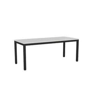 Olg Axis Table 4 Leg Black Frame White Top L1800mm X W750mm
