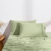 Dreamaker Superfine Washed Microfibre Standard Pillowcase Twin Pack - Sage Green
