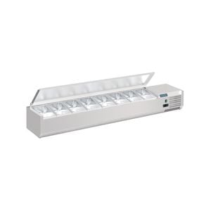 Polar G-series Countertop Prep Fridge With Lid 8x 1/4gn - Countertop Prep Fridges (fa856-a)