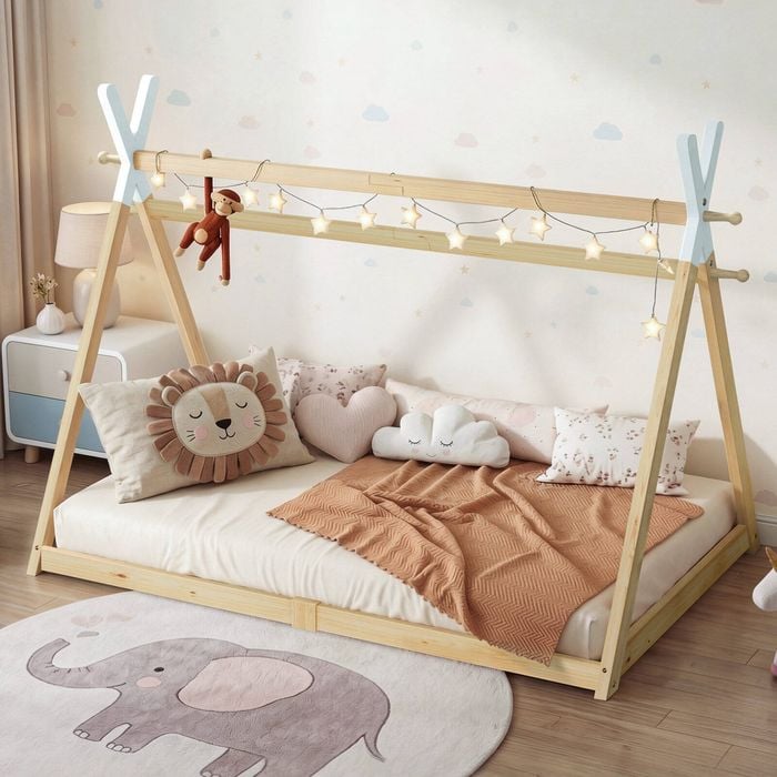 ALFORDSON Bed Frame Single Oak