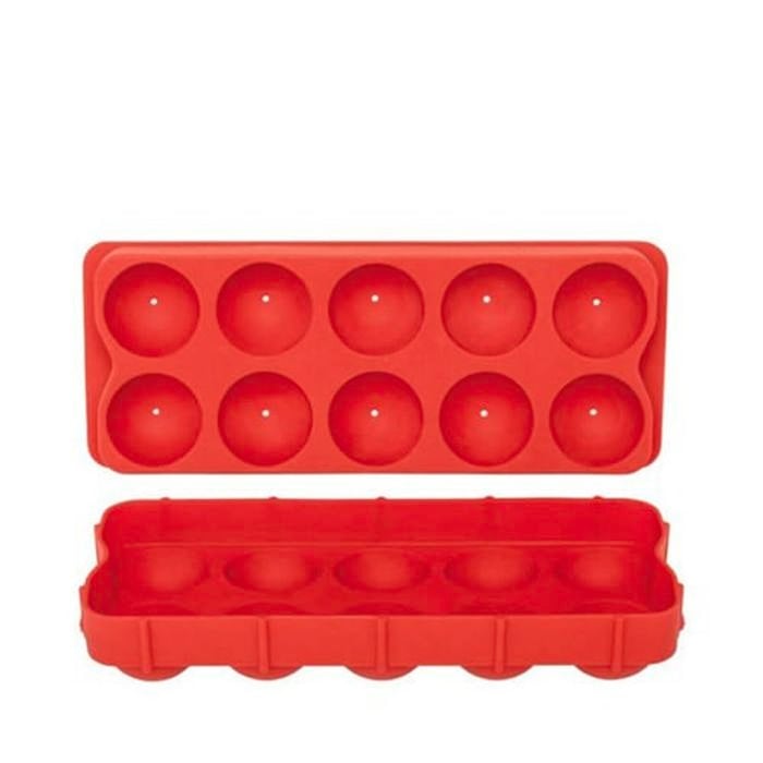 Appetito Silicone Round Ice Cube Tray