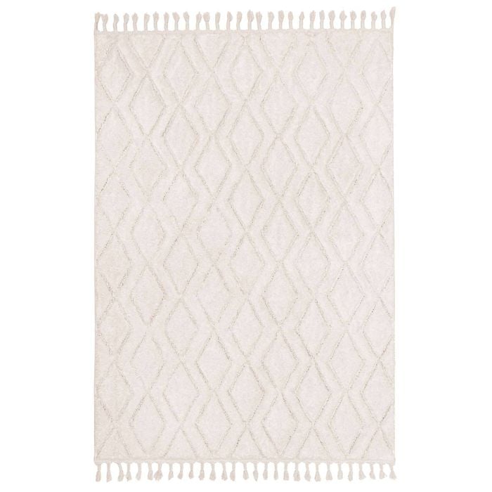Loopsie-230cm X 160cm-kotor Ivory Diamond Rug