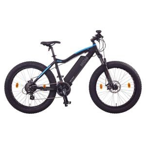 Ncm Aspen Fat Electric Bike, E-mtb, E-bike, 250w, 48v 13ah 624wh Battery [black 26]