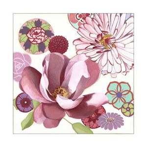 Artey | Petal Profusion I - Stretched Canvas - Stretched Canvas - 50 x 50cm