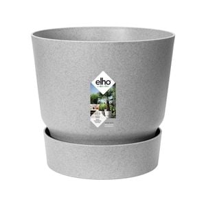 Elho 20cm Living Concrete Greenville Self Watering Plant Pot