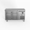Fed-x Two Glass Door Bench Fridge  - Under Bench Fridges (xub6c13g2v)