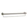 evekare 900mm Brushed Nickel Grab Rail With Towel Holder