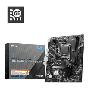 MSI PRO H610M-S WIFI DDR4 LGA 1700 Micro-ATX Motherboard