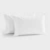 Dreamaker 300TC Cotton Percale Standard Pillowcase White Twin Pack