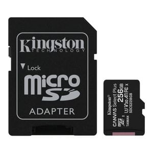 Kingston Canvas Select Plus Memory Card 256GB MicroSDxC Class 10 UHS-I [SDCS2/256GB]