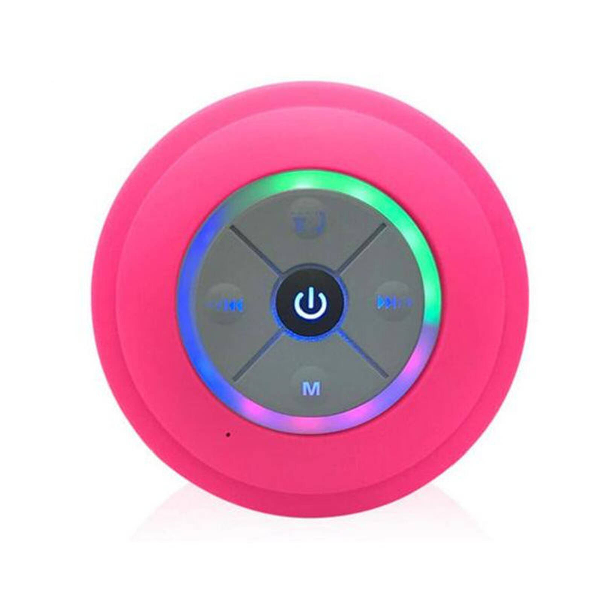 Catzon Mini Bluetooth Shower Speaker with LED Light and Suction Cup ...