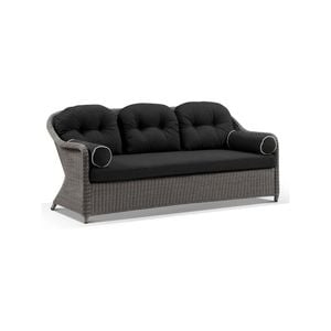 Plantation Outdoor Wicker 3 Seater Rattan Lounge