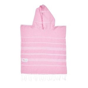 Baby Pink Kids Hooded Beach Towel -  0-12 months old baby