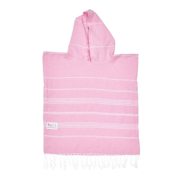Baby Pink Kids Hooded Beach Towel -  0-12 months old baby