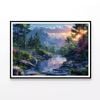Sunset in the Mountains  Print 100% Australian Made 90x60cm  (Poster)