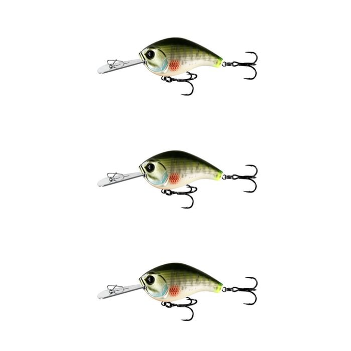 3x 13 Fishing 60mm Jabber Jaw Deep Crankbait Fishing Lures - Dream Gill