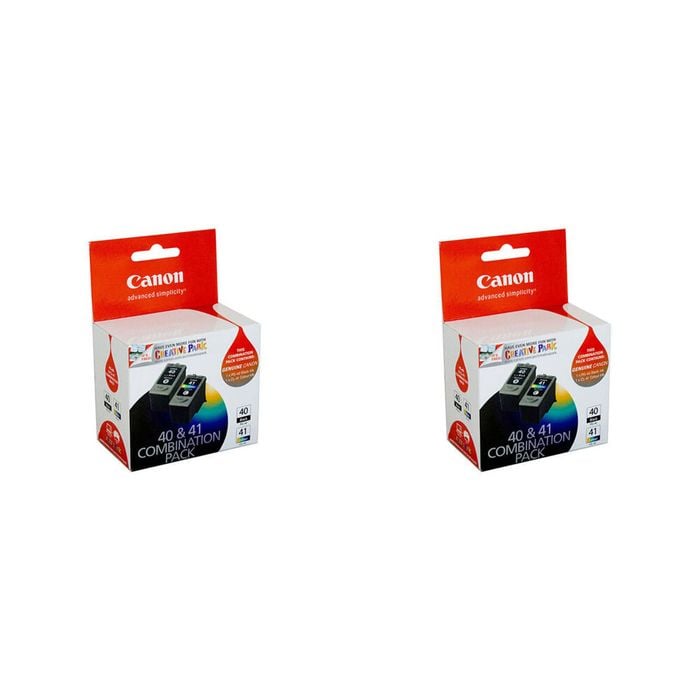 2PK Canon Pixma PG40 + CL41 Ink Cartridge Combination Pack