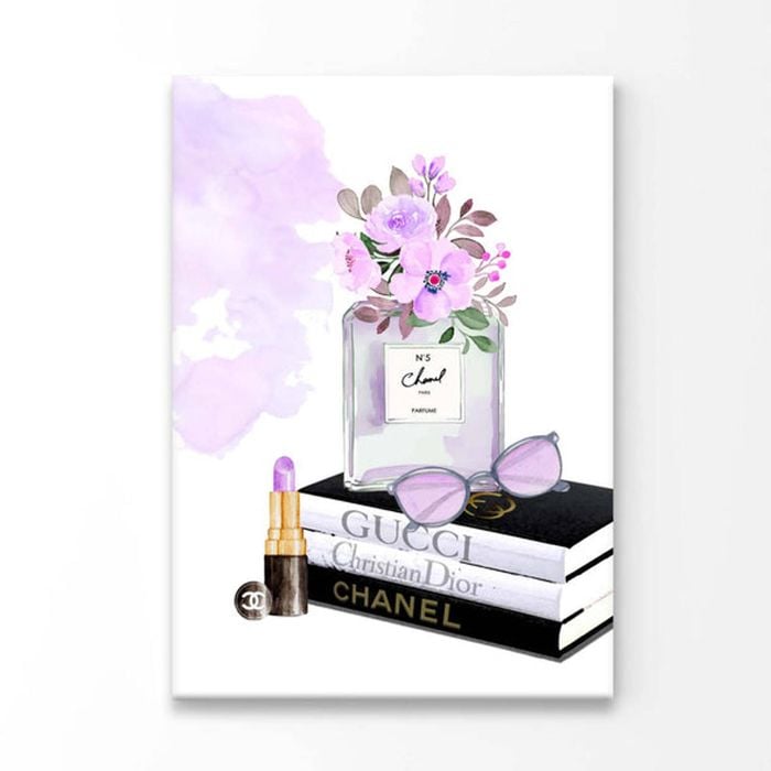 Purple Shade Perfume Print 100% Australian Made 90 x 120cm (Acrylic)