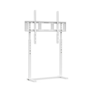 P&P White Adjustable Freestanding TV Stand for 32–100 Inch Screens with Cable Management
