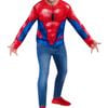 Marvel Superhero Mens Spiderman Costume Shirt And Mask Set - M-l