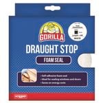 Gorilla 6mm x 6mm x 4m White Draughts Stop Foam