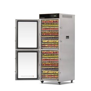 Benchfoods 32 Tray Vertical Commercial Dehydrator - 199 hrs | Stainless Steel | 575 mm