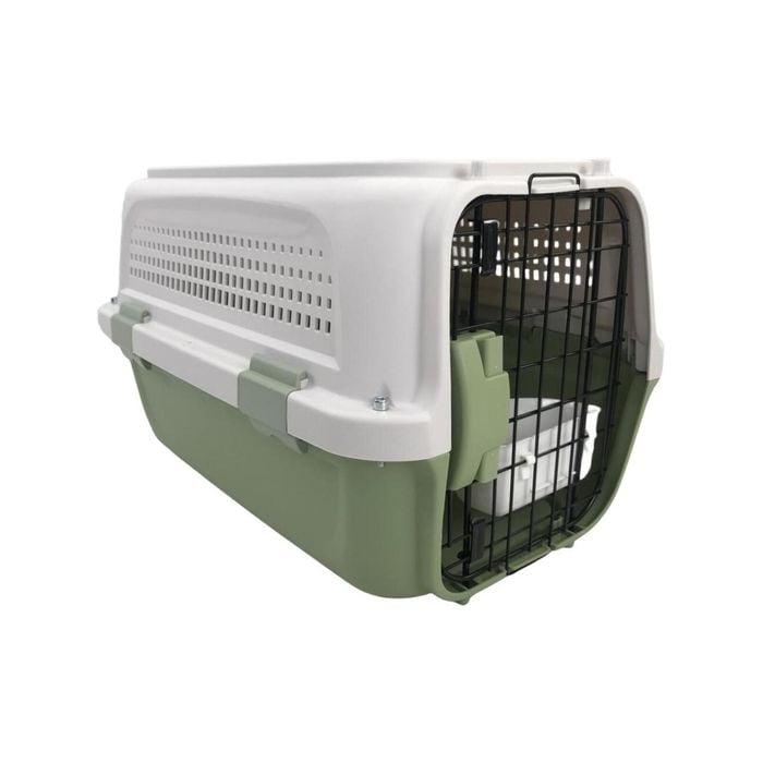 YES4PETS Small Dog Cat Rabbit Crate Pet Kitten Carrier Parrot Cage Green