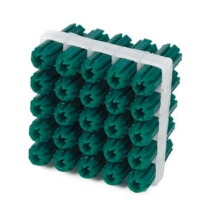 Ramset 7 x 25mm Green Wall Plugs - 25 Pack