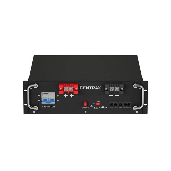 GENTRAX 5120Wh 100Ah Lithium Battery Energy Storage Module - Backup Power for Home, RV, & Industrial Use