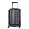 Delsey Securitime Zip Top Opening 55cm Cabin Luggage - Anthracite