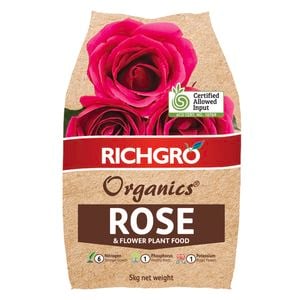Richgro 5kg Organics Rose And Flower Plant Food