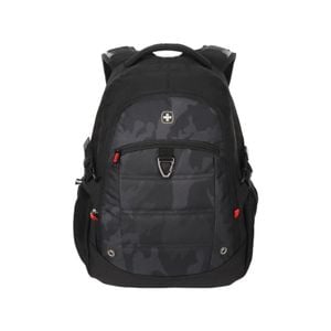 Swiss Waterproof 15.6" Laptop School Travel Shoulder Bag - Black
