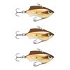3x Rapala 5cm Rap V Blade Sinking Vibe Fishing Lures - Muddy Waver UV