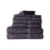 8pc Canningvale Royal Splendour Home Decor Bathroom Towel Set Slate
