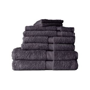 8pc Canningvale Royal Splendour Home Decor Bathroom Towel Set Slate