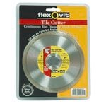 Flexovit 125x22.2/20mm Continuous Rim Diamond Blade Tile Cutter