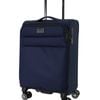 Pierre Cardin Soft Water Repellent Cabin Carry-on Spinner Suitcase Luggage Navy