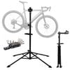 Advwin Bike Repair Stand, 105-190cm Adjustable Height, Foldable & 360° Rotatable 4-Leg Bike Rack w/Tool Tray, Up to 30 KG